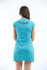 Sure Design Women's Ohm hands Dress Turquoise
