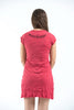 Sure Design Women's Ohm hands Dress Red