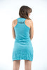 Sure Design Women's Ohm hands Tank Dress Turquoise