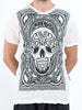 Sure Design Men's Trippy Skull T-Shirt White