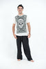 Sure Design Men's Trippy Skull T-Shirt White