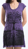 Wholesale Sure Design Women's Tree of Life Dress Purple - $10.50