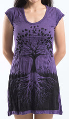 Sure Design Women's Tree of Life Dress Purple