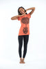 Sure Design Women's Celtic Tree T-Shirt Orange