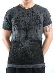 Sure Design Men's Tree Of Life T-Shirt Black