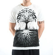 Sure Design Men's Tree Of Life T-Shirt White