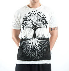 Sure Design Men's Tree Of Life T-Shirt White