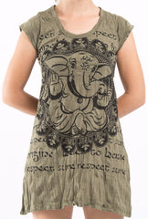 Sure Design Women's Avatar Ganesh Dress Green