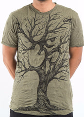 Sure Design Men's Ohm Tree T-Shirt Green