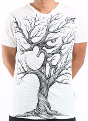Sure Design Men's Ohm Tree T-Shirt White