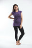 Sure Design Women's Lotus Mandala T-Shirt Purple