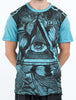 Sure Design Men's Eye Universe T-Shirt Turquoise