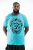 Plus Size Sure Design Men's Infinitee Ohm T-Shirt Turquoise