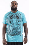 Wholesale Plus Size Sure Design Men's Batman Ganesh T-Shirt Turquoise - $11.00