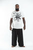 Plus Size Sure Design Men's Octopus T-Shirt White