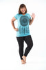 Plus Size Sure Design Women's Dreamcatcher T-Shirt Turquoise