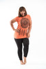 Plus Size Sure Design Women's Dreamcatcher T-Shirt Orange