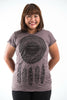 Plus Size Sure Design Women's Dreamcatcher T-Shirt Brown
