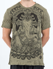 Sure Design Men's Batman Ganesh T-Shirt Green