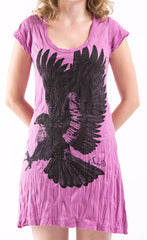 Sure Design Women's Eagle Dress Pink