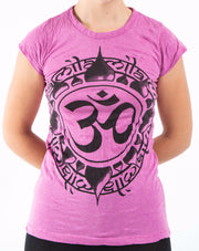 Sure Design Women's Infinitee Ohm T-Shirt Pink