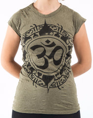 Sure Design Women's Infinitee Ohm T-Shirt Green