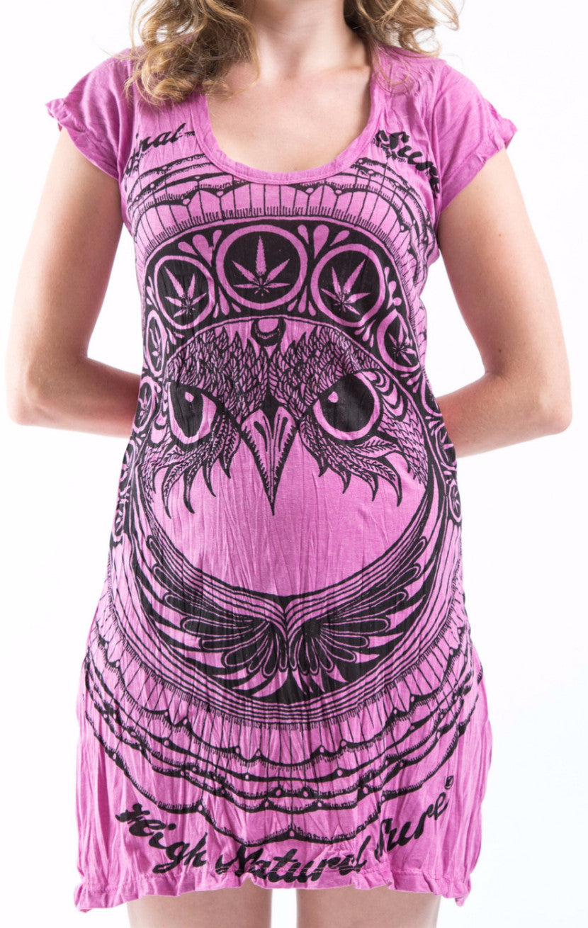 pink owl dress Pink Owl Dress Size Small