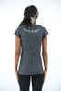Sure Design Women's Celtic Tree T-Shirt Silver on Black