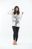 Sure Design Unisex Om Tree Hoodie White