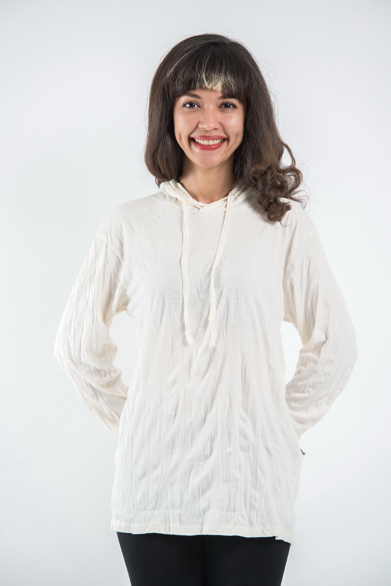 Sure Design Unisex Blank Hoodie White