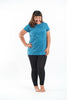 Plus Size Sure Design Women's Blank T-Shirt Denim Blue