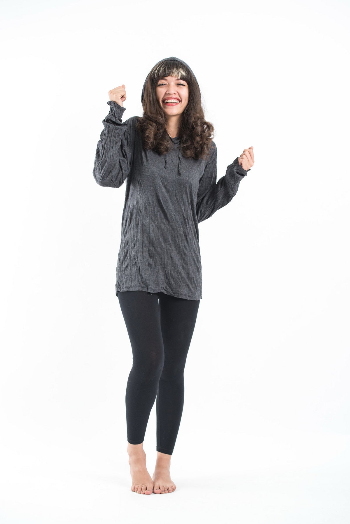 Sure Design Unisex Blank Hoodie Black