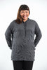 Plus Size Sure Design Unisex Blank Hoodie Black