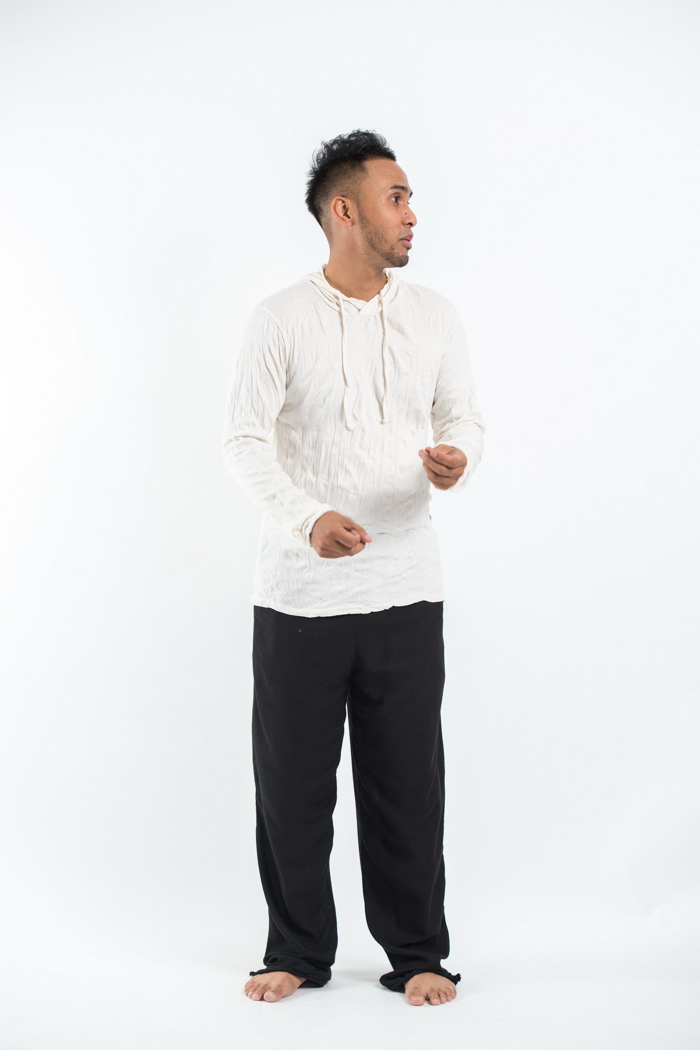Sure Design Unisex Blank Hoodie White