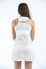 Sure Design Women's Ohm and Koi fish Tank Dress White