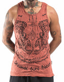 Wholesale Sure Design Men's Thai Tattoo Tank Top Brick - $9.50