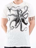 Wholesale Sure Design Men's Octopus T-Shirt White - $8.50