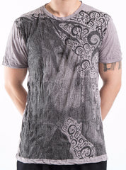 Sure Design Men's Smoking Rasta T-Shirt Gray
