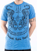 Sure Design Men's Thai Tattoo T-Shirt Blue