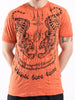 Sure Design Men's Thai Tattoo T-Shirt Orange