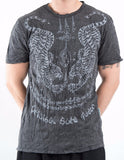 Wholesale Sure Design Men's Thai Tattoo T-Shirt Silver on Black - $9.50