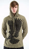Sure Design Unisex Eagle Hoodie Green