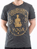 Sure Design Men's Infinitee Yoga Stamp T-Shirt Gold on Black