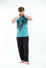Sure Design Men's Indian Chief T-Shirt Turquoise