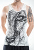 Sure Design Men's Lions Eye Tank Top White