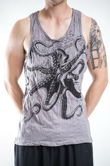 Sure Design Men's Octopus Tank Top Gray