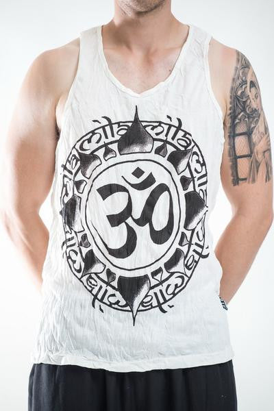 Sure Design Men's Infinitee Ohm Tank Top White