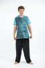 Sure Design Men's Smoking Rasta T-Shirt Turquoise