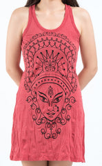 Sure Design Women's Durga Tank Dress Red