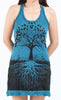 Sure Design Women's Tree Of Life Tank Dress Denim Blue